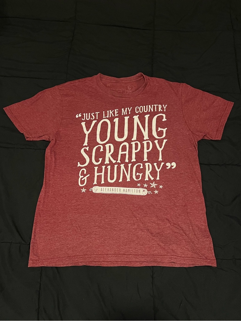 Hamilton Musical “Young Scrappy & Hungry” T Shirt